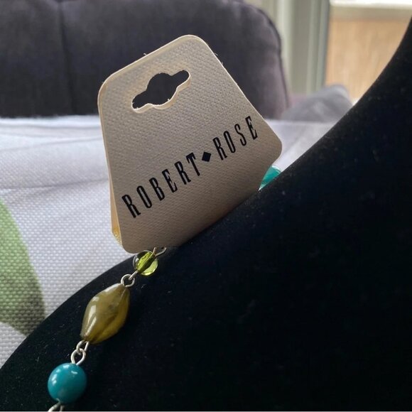 Robert Rose NWT Long Beaded Necklace Vintage - Picture 5 of 5